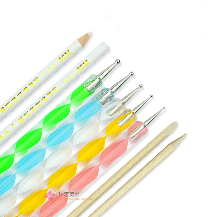 Wholesale Price 3D Nail Art Pen Colorful Dotting Pen