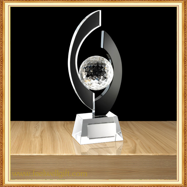 Exquisite Crystal Glass Trophy Work Fine