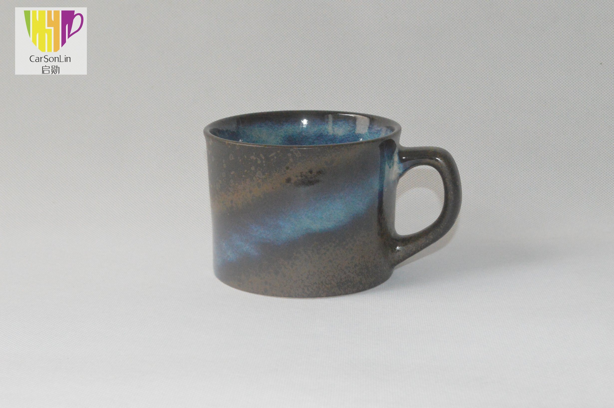 Hot Sale Sapphire Reaction Glaze Ceramic Mug