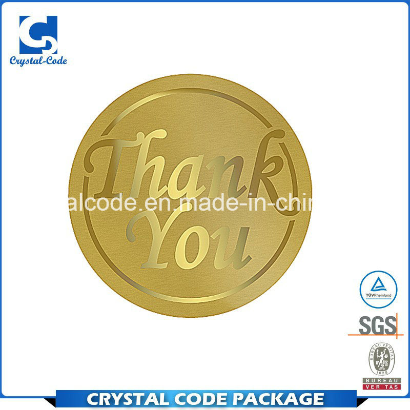 Durable Modeling Gold Foil Stickers Labels
