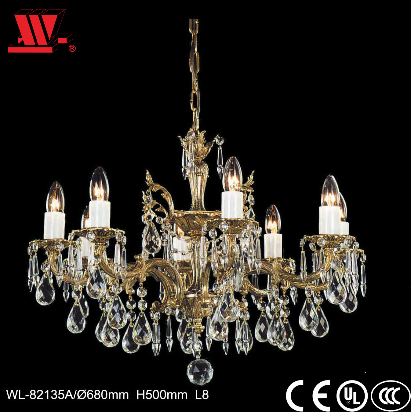 Traditional Crystal Chandelier Wl-82135A