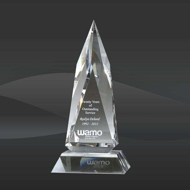 Zenith Arrowhead Crystal Award (CBD-OC2485, CBD-OC2410, CBD-OC24115)