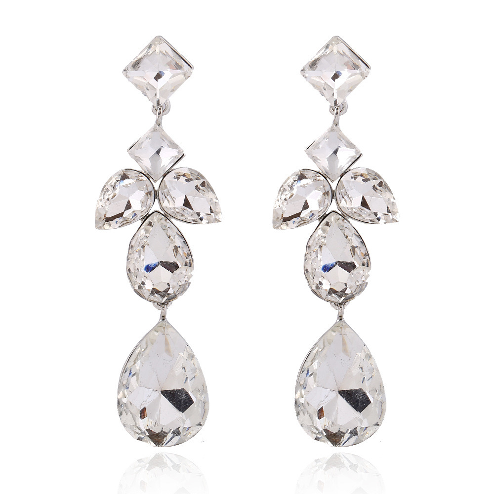 Wholesale Fashion Luxury High Quality Crystal Earrings
