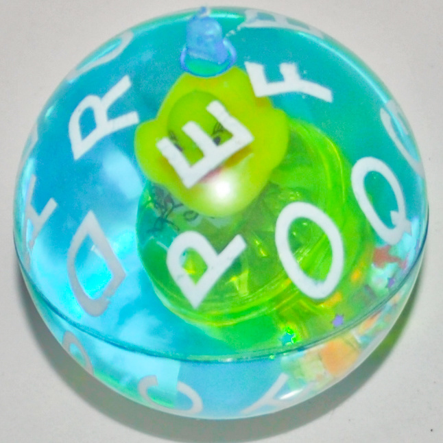 OEM Sell Glitter Bounce Crystal Toy Ball Flashing Water Bounce Ball