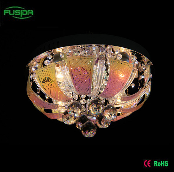 Elegant Crystal Colorful LED Ceiling Lamp/Ceiling LED Lighting