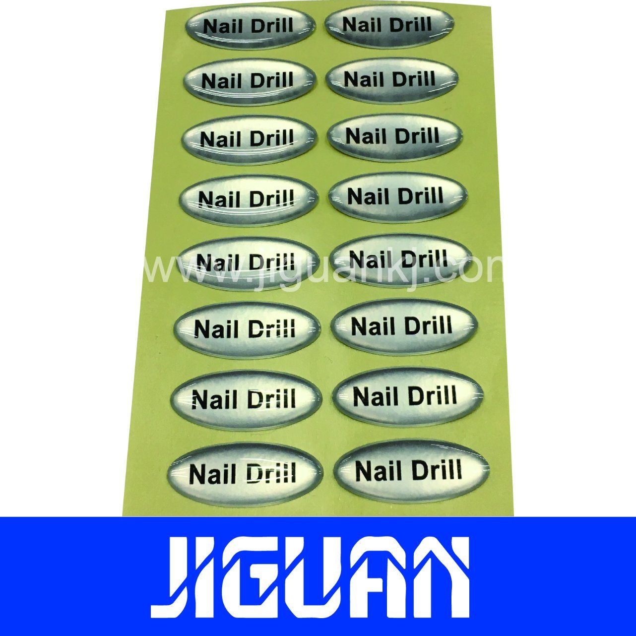 UV Resistant and Outdoor Durable Custom Clear Epoxy Resin Sticker