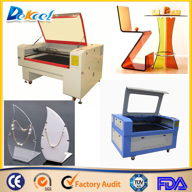 Acrylic 100 Watt CNC CO2 Laser Engraving Cutting Machine 1390