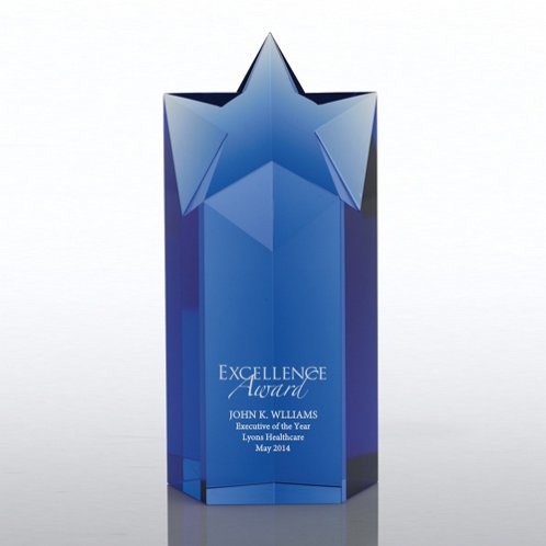 Blue Star Prism Trophy (#78256)