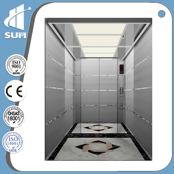 with 304 Stainless Steel Residential Elevator of Speed 1.0m/S