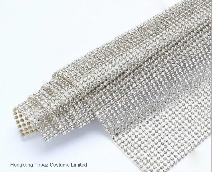 Glass Bead Sheets Hot Fix Crystal Sheets with Glue Wholesale (TP-040 3mm)