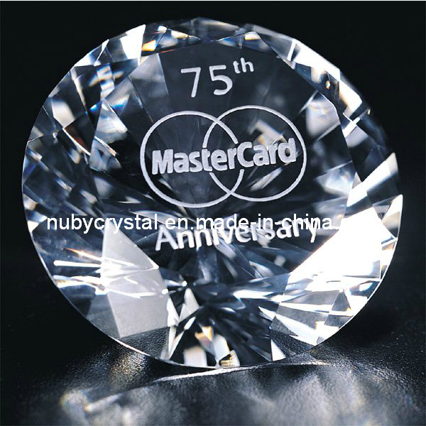 Crystal Diamond Paper Weight for Wedding Favors