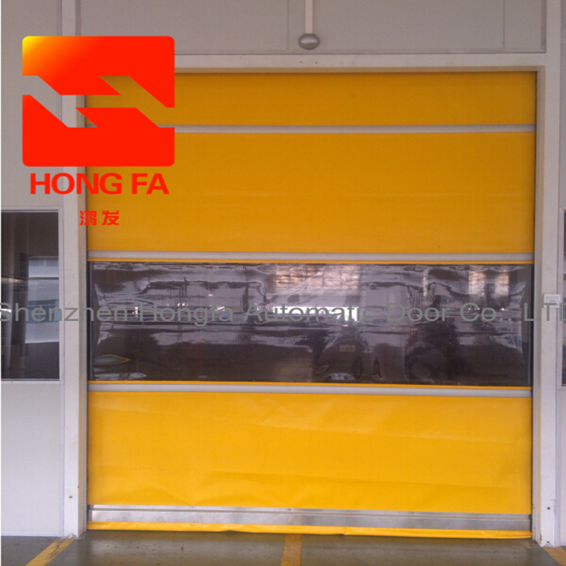 PVC Curtain Fabric High Speed Automatic Roll up Door (HF-219)