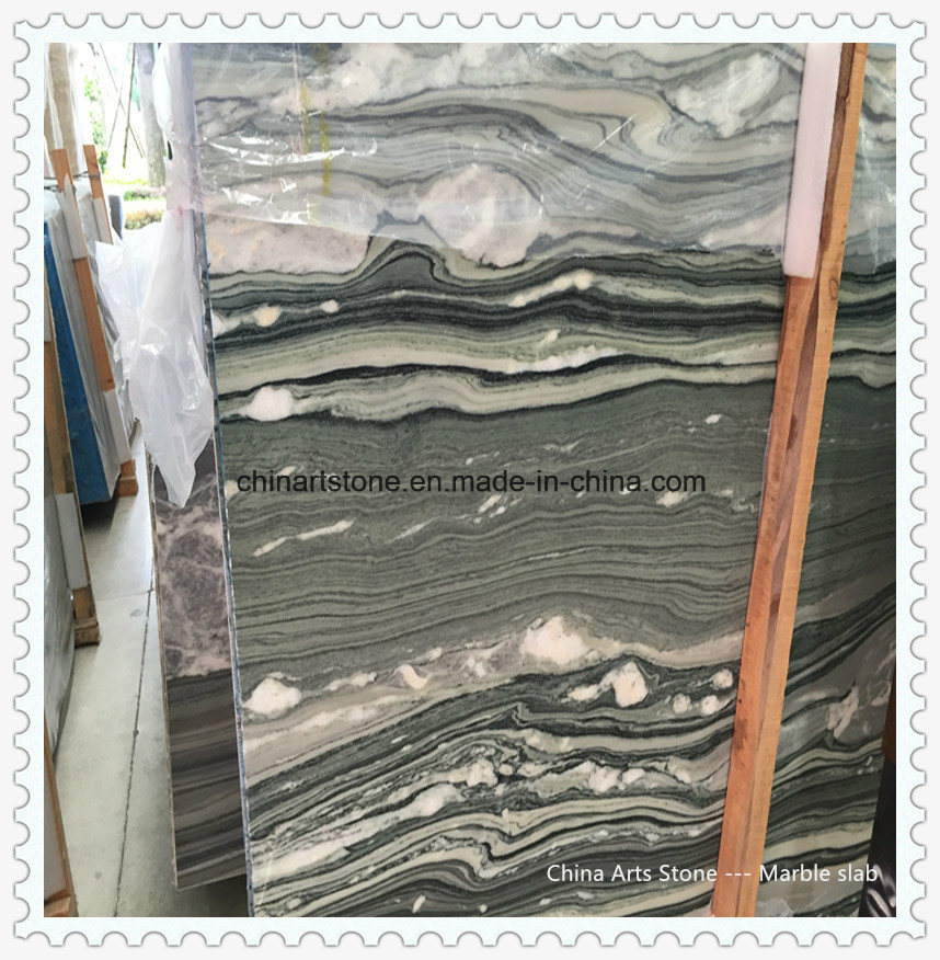 Blue River Blue Danube Marble Jade Slabs for Countertops and Tile