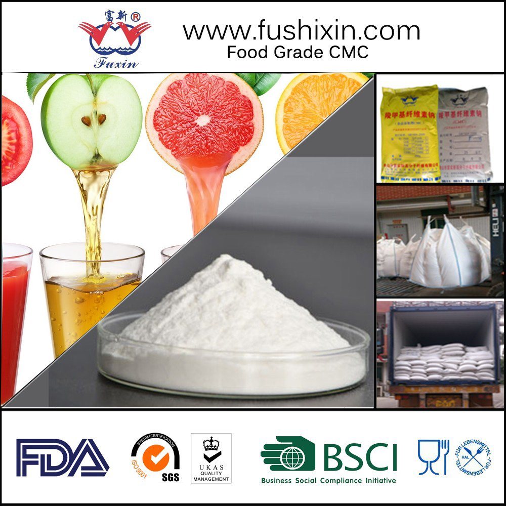 Food Grade Additives CMC (Sodium Carboxymethyl Cellulose) Factory Supplies with Competitive Price
