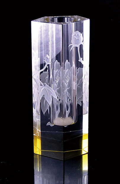 Crystal Craft Flower Vase for Gift (JD-HP-022)