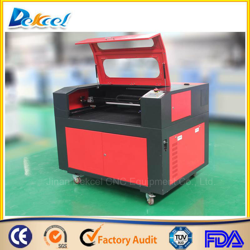 Wood Acrylic Leather Paper Cutting Machine CO2 Laser CNC for Sale 9060