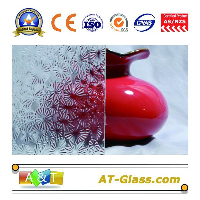 4mm Decorative Clear Patterned Glass Window Glass