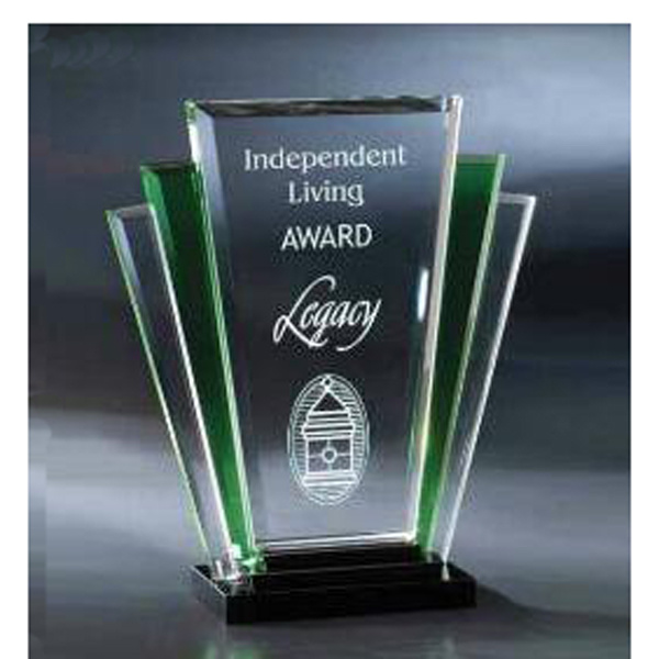 Fan Design Crystal Trophy Award