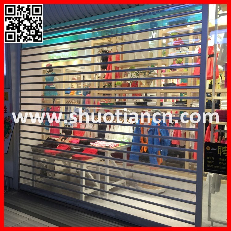 Full View Clear Look Transparent Roll Shutter (ST-002)