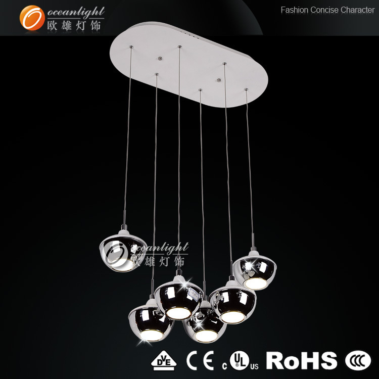 Lamp LED Wholesale Pendant Lighting Parts, Modern Crystal Chandelier Pendant Lighting (OM88197-6)
