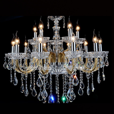 Traditional Gold K9 Crystal Chandelier Without Shades