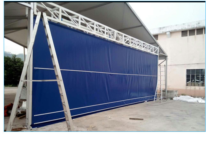 PVC Fabric Flexible Lifting Door for Large Machinery Factories