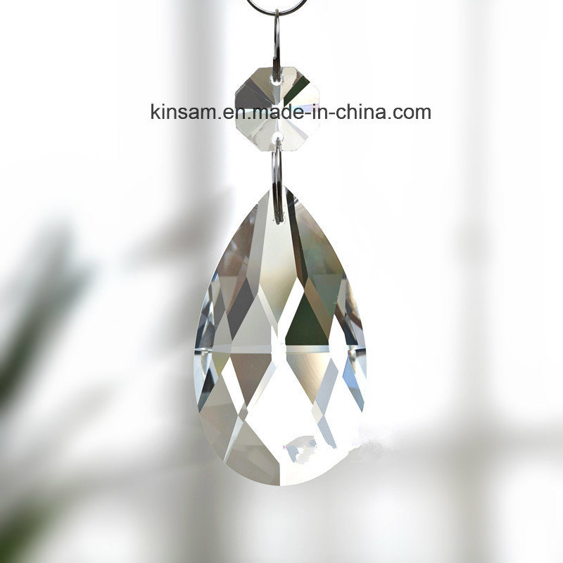 Clear Water-Drop Crystal Glass Chandelier Part