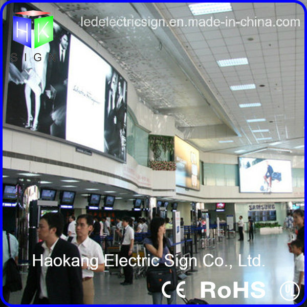 Airport Large Advertising Light Boxes with Snap Aluminum Frame