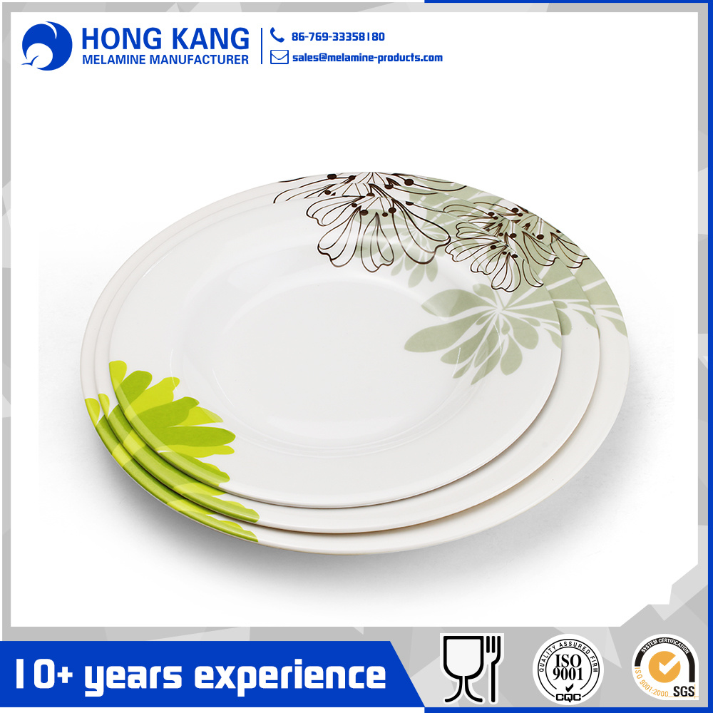 Eco-Friendly Kitchenware Unicolor Decorative Dinner Fruit Plate