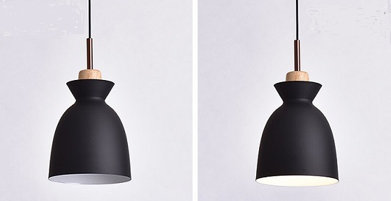 Nordic Style Simple Cup Shape Pendant Lamp with Personality Color