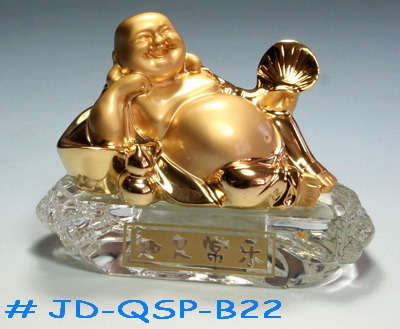Crystal Buddist Air Perfume Bottle (JD-QSP-B22)