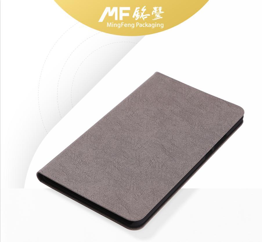 Retro Simplicity Texture Grey PU Leather Tablet Cover Case