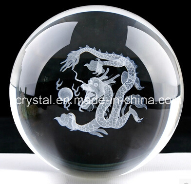 Crystal Dragon Engraving Laser Ball