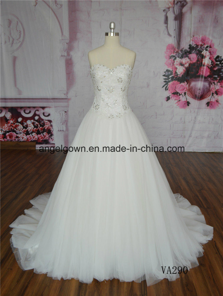 Plus Size Wedding Dress Ball Gown Sweetheart Bridal Dress