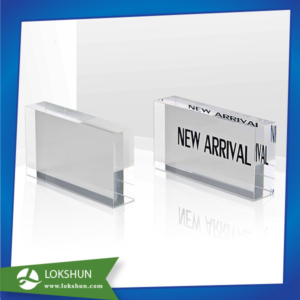 Clear Acrylic Block with Logo Printing Display