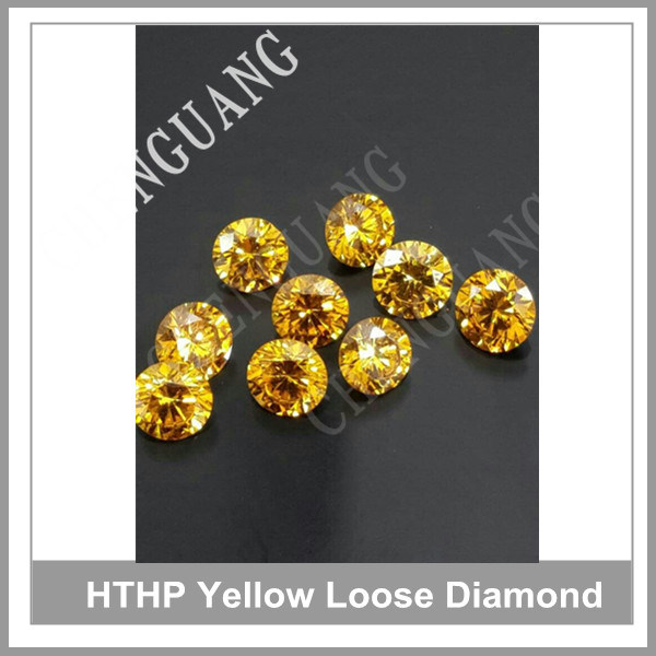 Yellow Loose Diamond, Crystal Diamond, Diamond 0.10+ CT, Industrial Diamond