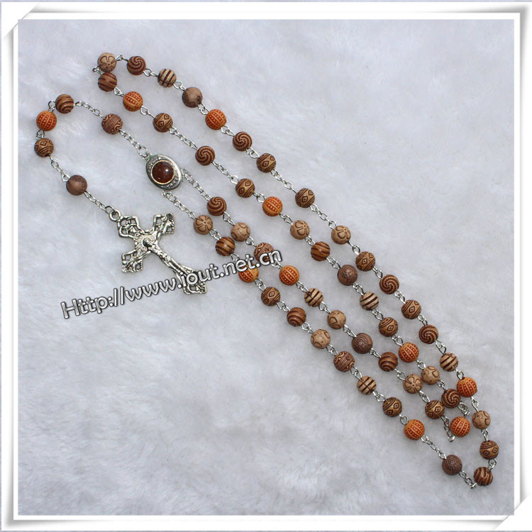 Factory Wholesale Latest Traditional Resin Beads Religious Rosary (IO-cr264)
