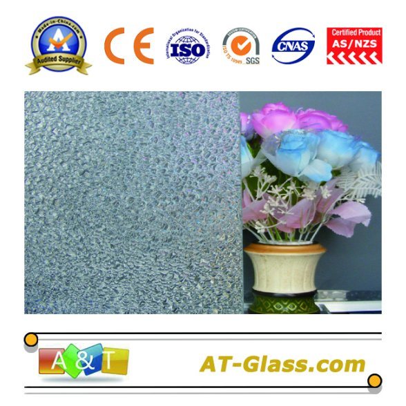 3-8mm Clear Diamond Patterned Glass Used for Window, Furniture, etc