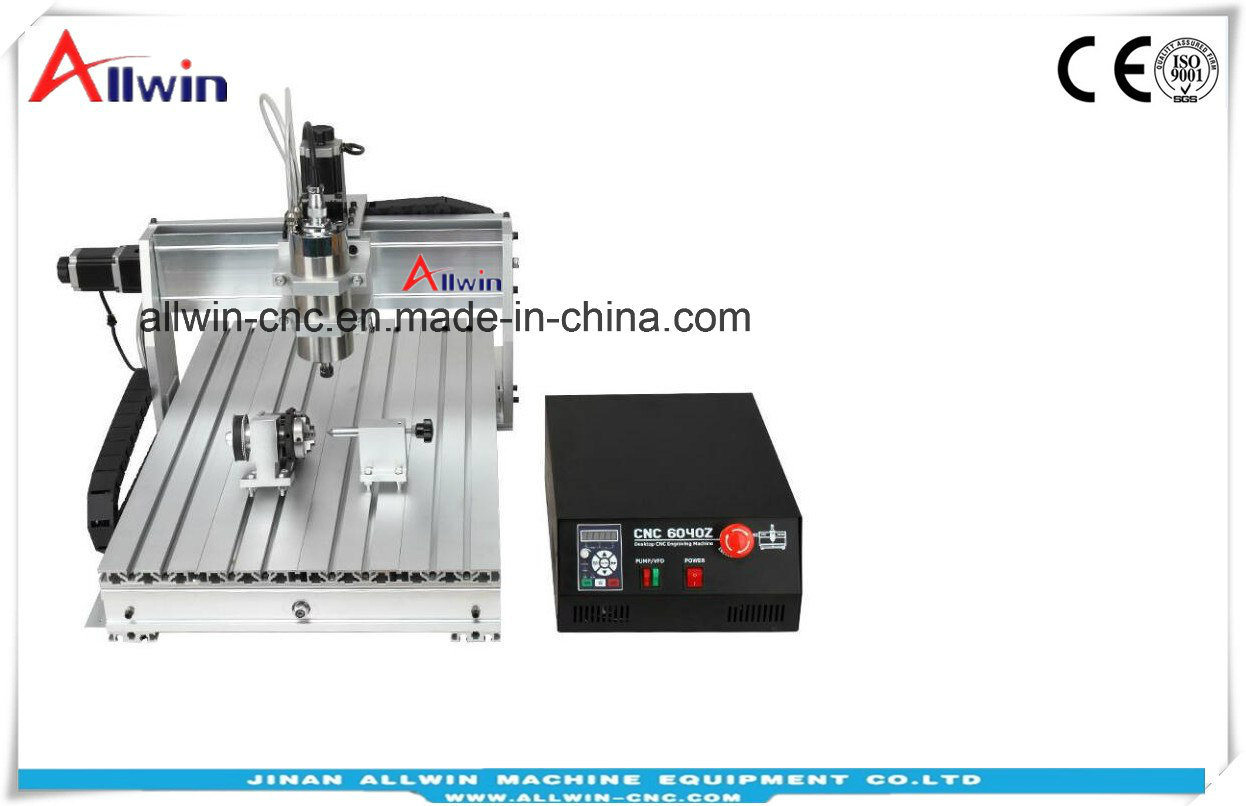 Water-Cooled Spindle 3D CNC Router Machine with 4 Axis 1.5kw