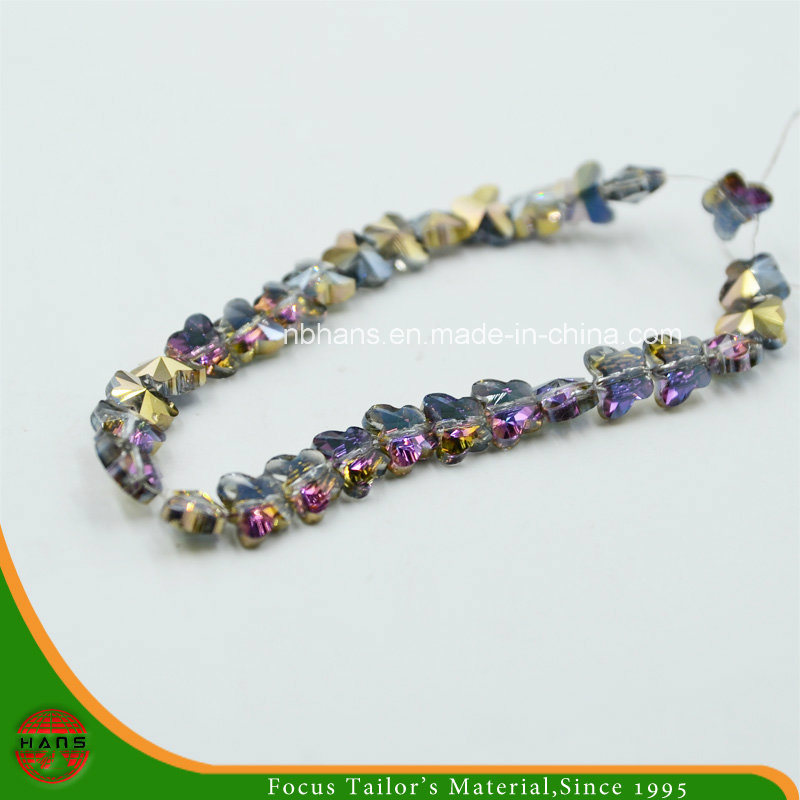 10mm Crystal Bead, Butterfly Glass Beads Accessories (HAG-16#)