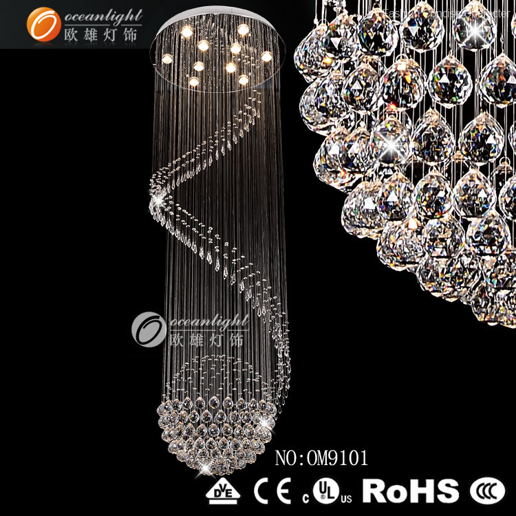 LED Modern Pendant Light, Luminaire, Crystal Pendant Lighting (OM9101)