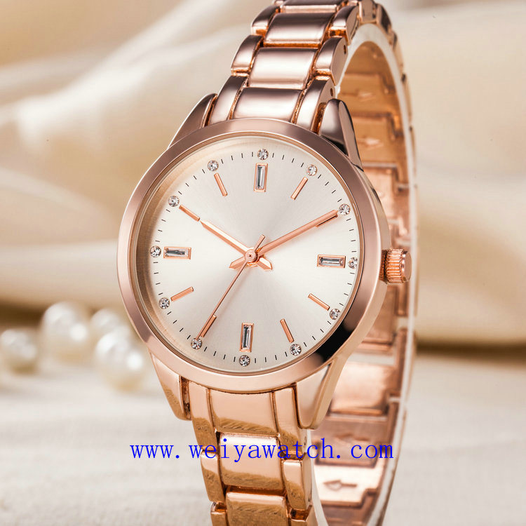 Stainless Steel Watch Vogue Ladies Watches (WY-17050)