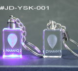 Crystal Crafts LED Engraving Crystal Key Chain (JD-YSK-001)