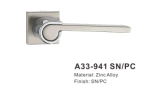 Zinc Alloy Door Handle Lock (M33-941 SN/PC)
