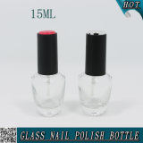 Graceful 15ml Clear Custom Nail Polish Bottle Glass