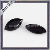 Black Color Marquise Shape Glass for Jewelry