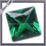 Low Price Square Green Loose Gemstone Nano Spinel Synthetic Spinel
