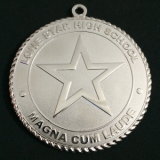 Custom Matt Silver Metal Medals