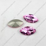 Point Navette Glass Stones Polishing Fancy Crystal Stone Free Sample to See Our Quality Rhinestone Embellishments for Dress