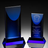 Patina Blue Crystal Award (#1043, #1044)